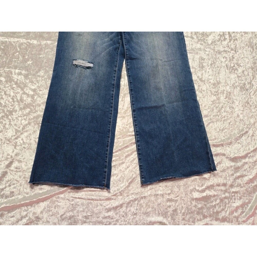 KUT from the Kloth Fab Ab Meg High-Rise Wide-Leg Toughness Wash Jeans Size 10 - Picture 2 of 16